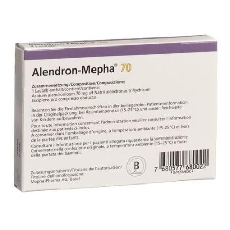 Alendron-Mepha Lactab 70 mg 12 pcs - PrimeCare Global