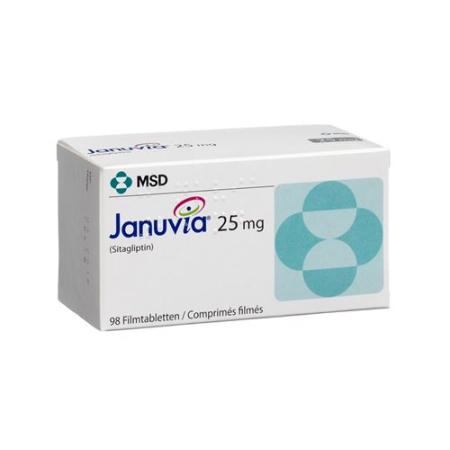 Januvia film tablets 25 mg 98 pcs - PrimeCare Global