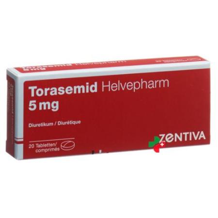 Torasemid Helvepharm 5 mg 20 tablets - PrimeCare Global