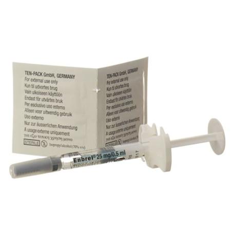 Enbrel Inj Loes 25mg/0.5ml 4 Fertspr 0.5ml - PrimeCare Global