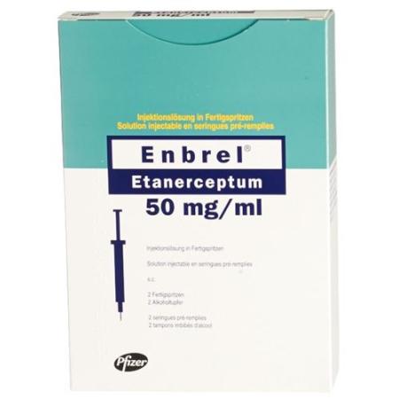 Enbrel Inj Loes 50mg/ml 2 Fertspr 1ml - PrimeCare Global