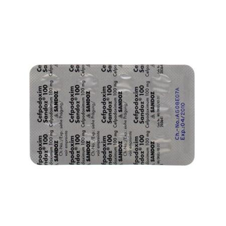 Cefpodoxim Sandoz 100 mg 10 filmtablets - PrimeCare Global