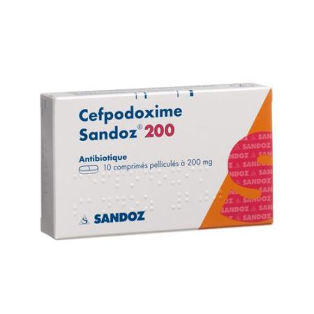 CEFPODOXIM Sandoz film tablets 200 mg - PrimeCare Global