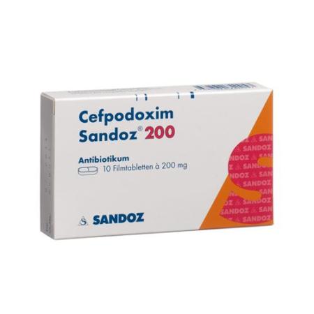 CEFPODOXIM Sandoz film tablets 200 mg - PrimeCare Global