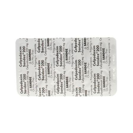 CEFPODOXIM Sandoz film tablets 200 mg - PrimeCare Global