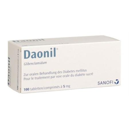 Daonil Tabl 5 mg 100 pcs - PrimeCare Global