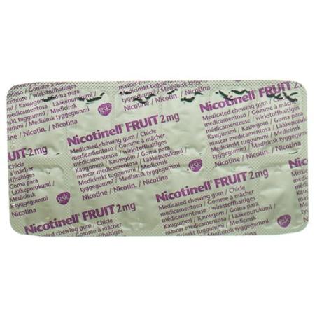 Nicotinell Gum 2 mg fruit 204 pcs - PrimeCare Global