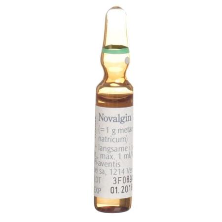 Novalgin Inj L&ouml;s 1 g/2ml i.m./i.v 10 amp 2 ml - PrimeCare Global