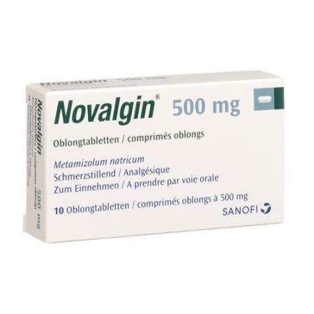 Novalgin Filmtablet 500 mg 10 pcs - PrimeCare Global