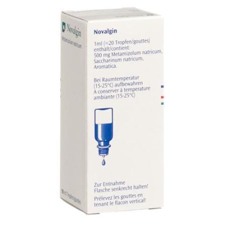 Novalgin drops 0.5 g/ml bottle 10 ml - PrimeCare Global