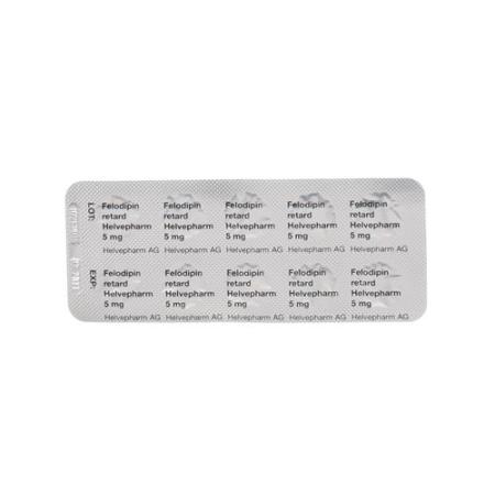Felodipine retard Helvepharm Ret Filmtabl 5 mg 20 pcs - PrimeCare Global