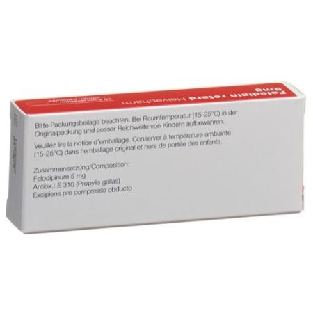 Felodipine retard Helvepharm Ret Filmtabl 5 mg 20 pcs - PrimeCare Global
