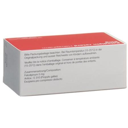 Felodipine retard Helvepharm Ret Filmtabl 5 mg 100 pcs - PrimeCare Global