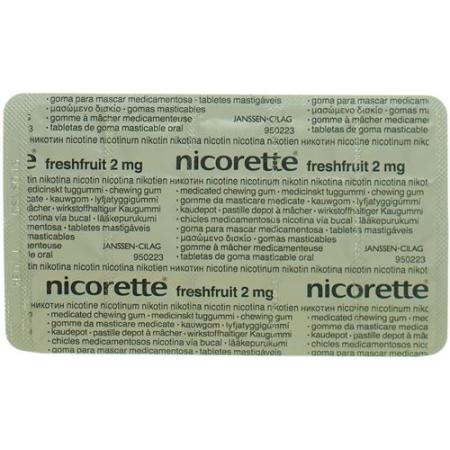 Nicorette Freshfruit Kaudepots 2 mg 30 pcs - PrimeCare Global