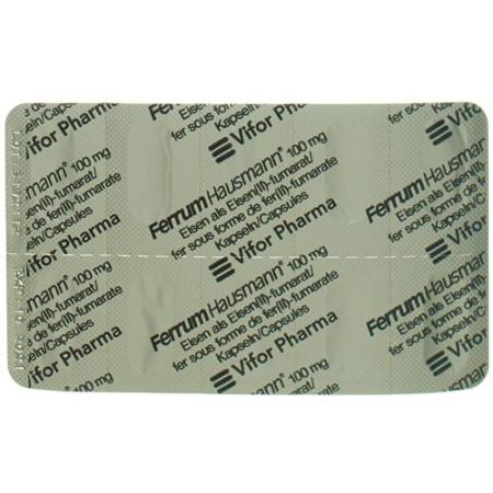 Ferrum Hausmann 100 mg 100 sustained-release capsules - PrimeCare Global