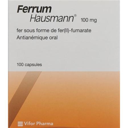 Ferrum Hausmann 100 mg 100 sustained-release capsules - PrimeCare Global