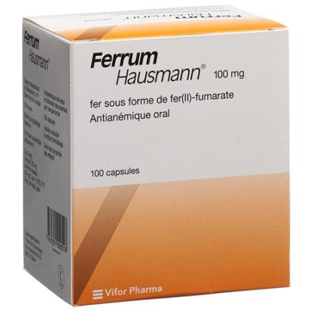 Ferrum Hausmann Kaps 100 mg 30 pcs - PrimeCare Global
