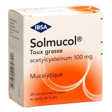Solmucol cold cough lozenges 100 mg 24 pcs - PrimeCare Global