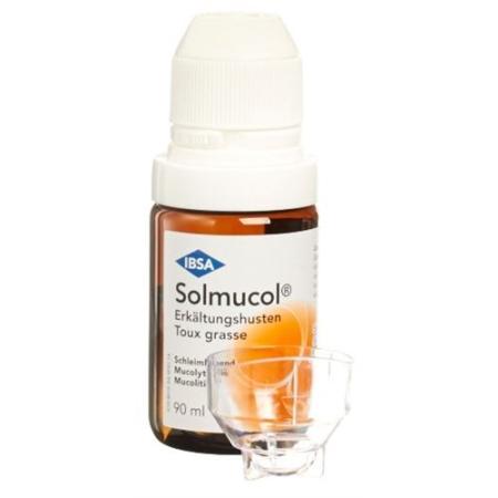 Solmucol cold cough syrup 100 mg/5ml bottle 90 ml - PrimeCare Global