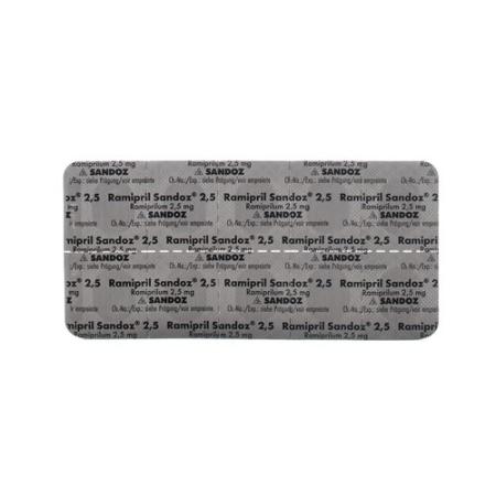 Ramipril Sandoz Tabl 2.5 mg 100 pcs - PrimeCare Global
