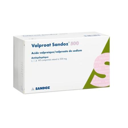 Valproate Sandoz Ret Tabl 500 mg 60 pcs - PrimeCare Global
