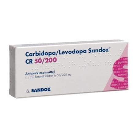 Carbidopa/Levodopa Sandoz CR Ret Tabl 50/200mg 30 pcs - PrimeCare Global
