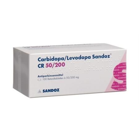 Carbidopa/Levodopa Sandoz CR Ret Tabl 50/200mg 100 pcs - PrimeCare Global