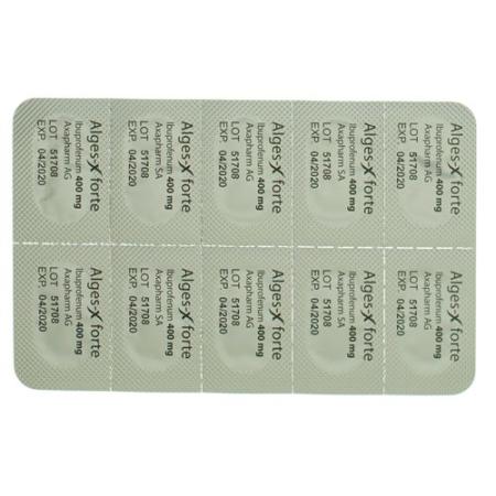 Alges-X Forte Filmtablet 400 mg 10 pcs - PrimeCare Global