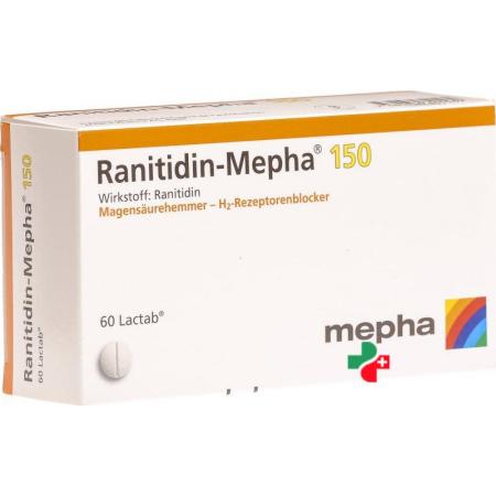 Ranitidin Mepha 150 mg 60 tablets - PrimeCare Global