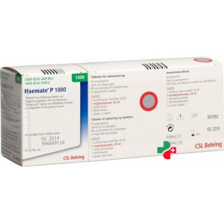 Haemate P 1000 IE Ampulle - PrimeCare Global