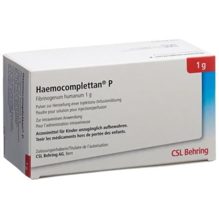 Haemocomplettan P dry sub 1 g i.v. bottle - PrimeCare Global