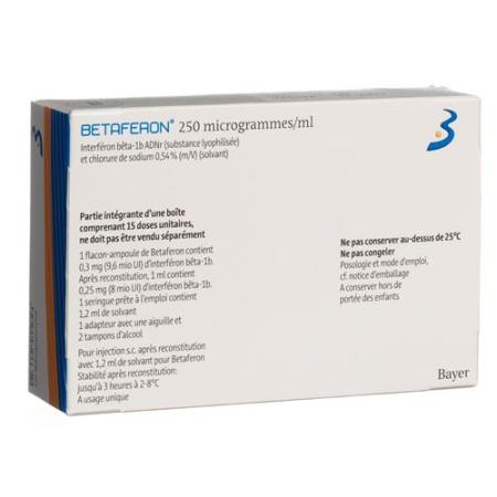 Betaferon dry sub cum Solvens Fertspr 15 pcs - PrimeCare Global