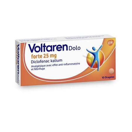 Voltaren Dolo forte Drag 25 mg 10 pcs - PrimeCare Global