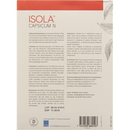 Isola Capsicum N Pfl 10 pcs - PrimeCare Global