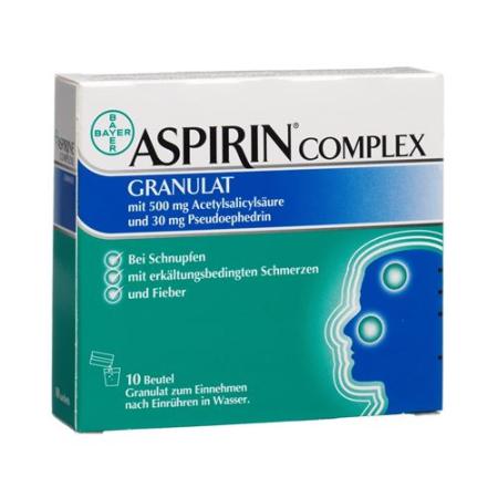 Aspirin Complex granules bag 10 pcs - PrimeCare Global