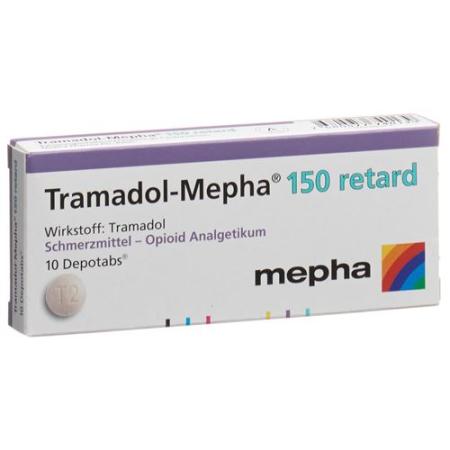 Tramadol-Mepha retard Depotabs 150 mg 10 pieces - PrimeCare Global