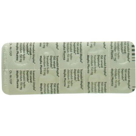 Tramadol-Mepha retard Depotabs 150 mg 10 pieces - PrimeCare Global
