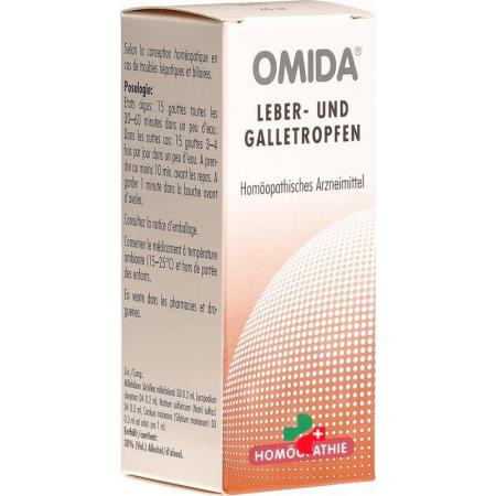 Omida Leber Gallentropfen 60ml - PrimeCare Global