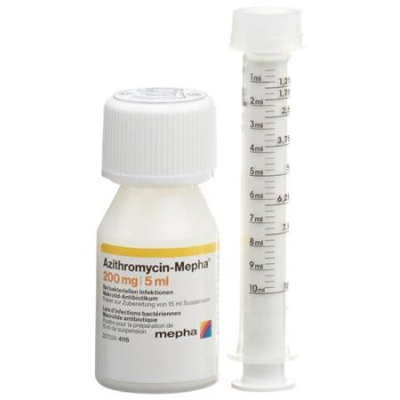 Azithromycin-Mepha Plv 200 mg/5ml for the preparation of a suspense - PrimeCare Global