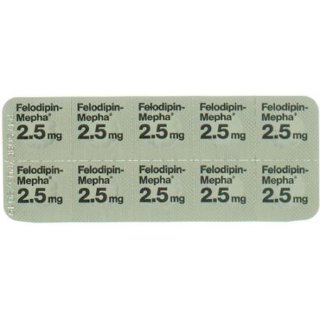 Felodipine-Mepha Depotabs 2.5 mg 30 pcs - PrimeCare Global