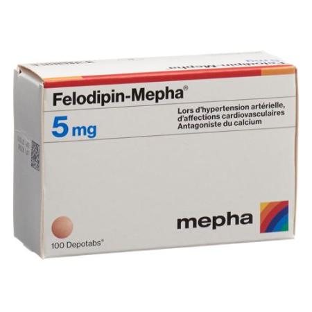 Felodipine-Mepha Depotabs 5 mg 100 pcs - PrimeCare Global