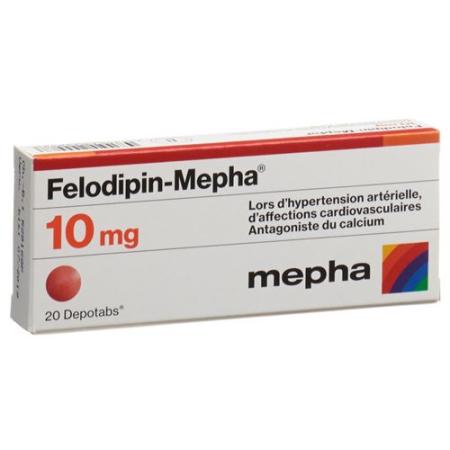 Felodipine-Mepha Depotabs 10 mg 20 pcs - PrimeCare Global