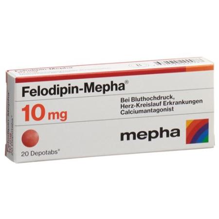 Felodipine-Mepha Depotabs 10 mg 20 pcs - PrimeCare Global