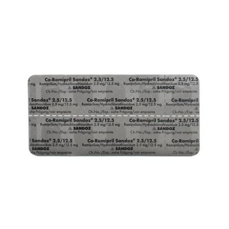 Co-Ramipril Sandoz 2.5/12.5 20 pcs - PrimeCare Global