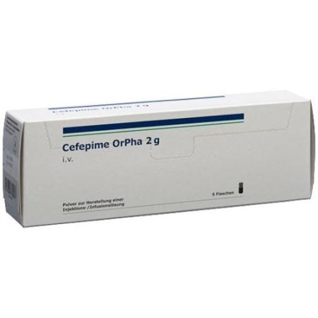 Cefepime Orpha Trockensubstanz 2 g 5 Durchstechflasche - PrimeCare Global