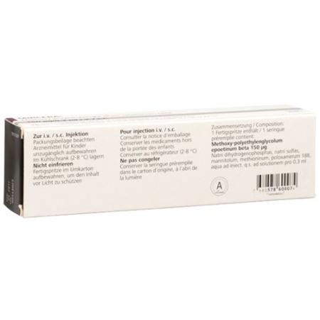 Mircera Inj L&ouml;s 150 mcg/0.3 ml Fertspr - PrimeCare Global