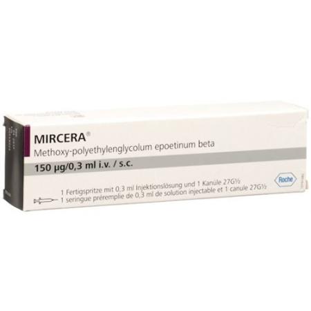 Mircera Inj L&ouml;s 150 mcg/0.3 ml Fertspr - PrimeCare Global