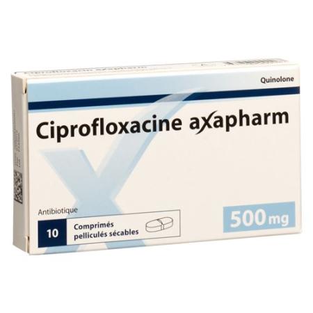 Ciprofloxacin Axapharm Filmtabl 500 mg 10 pcs - PrimeCare Global