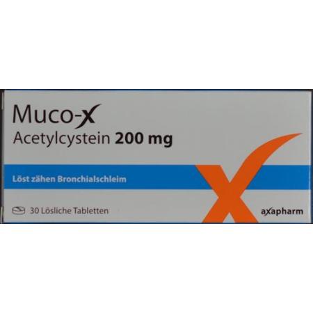 Muco-X Tabl 200 mg solubile 30 pcs - PrimeCare Global