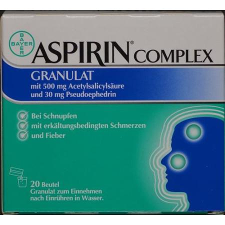 Aspirin Complex granules bag 20 pcs - PrimeCare Global